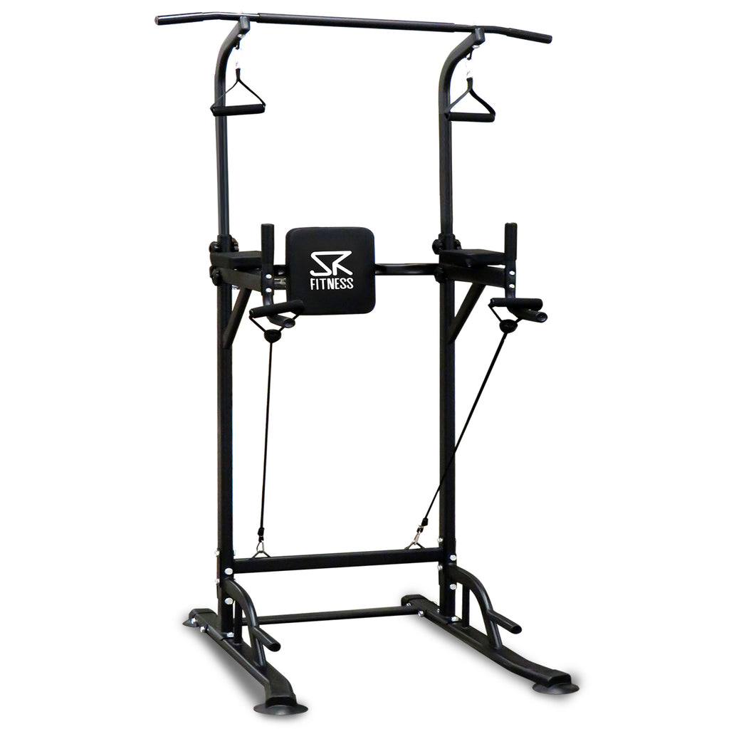 Power Tower Dip Station Multifunction Workout Machine