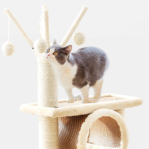 Cat Tree 5-Level Jumping Platform with Bed