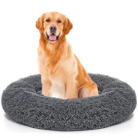 Dog Long Plush Puppy Cushion Portable Mat