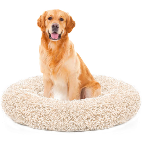 Dog Long Plush Puppy Cushion Portable Mat