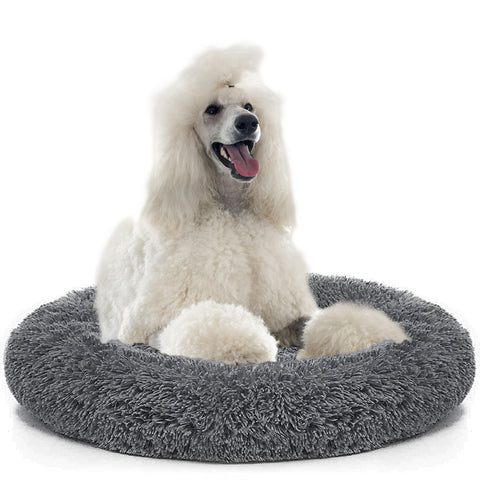 Dog Long Plush Puppy Cushion Portable Mat