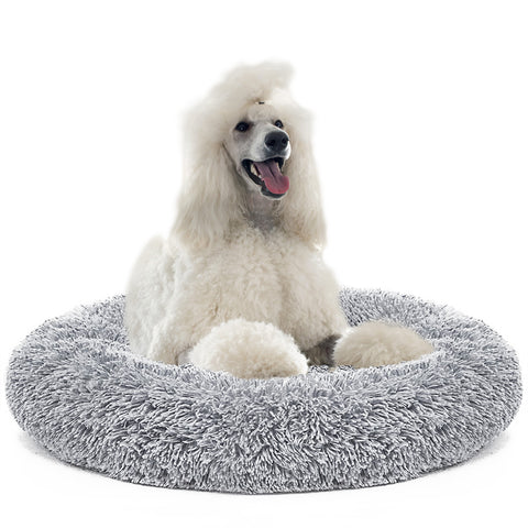 Dog Long Plush Puppy Cushion Portable Mat