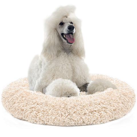 Dog Long Plush Puppy Cushion Portable Mat