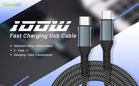 USB C to C Fast charging data line 100cm