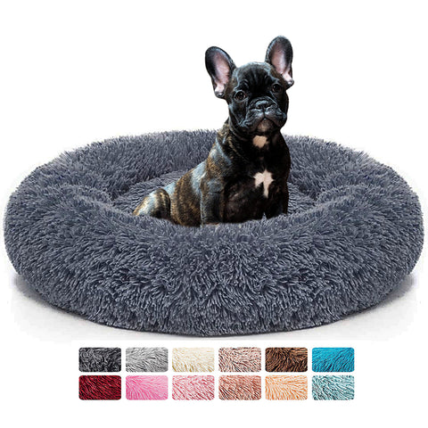 Dog Long Plush Puppy Cushion Portable Mat