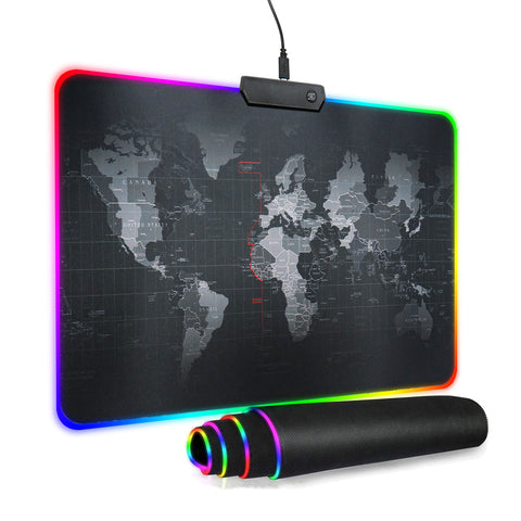 Medium LED RGB Gaming Mouse Pad - 250x350x4mm