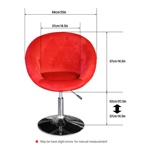 Hydraulic Makeup Swivel Round Chair