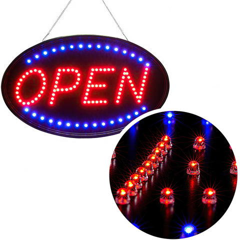 Large LED Open Sign