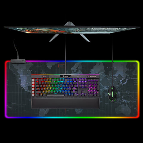 Large LED RGB Gaming Mouse Pad - 800x300x3mm