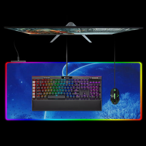 Large LED RGB Gaming Mouse Pad - 800x300x4mm