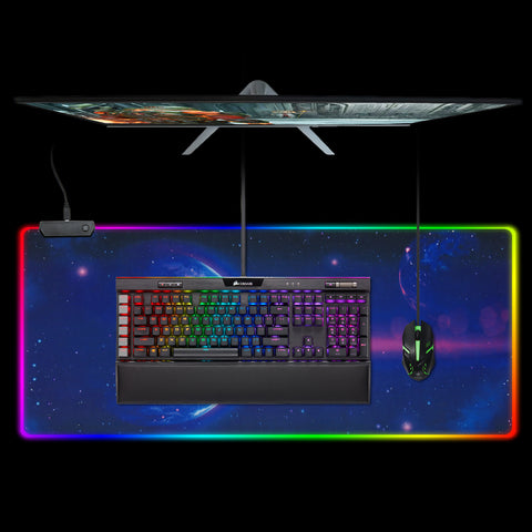 Large LED RGB Gaming Mouse Pad - 800x300x4mm