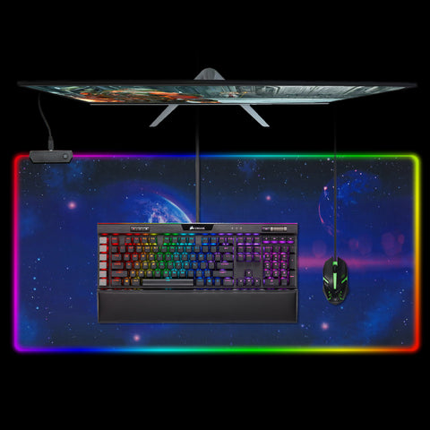 Large LED RGB Gaming Mouse Pad - 900x400x4mm