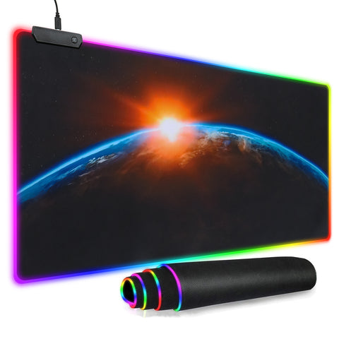 Large LED RGB Gaming Mouse Pad - 900x400x3mm