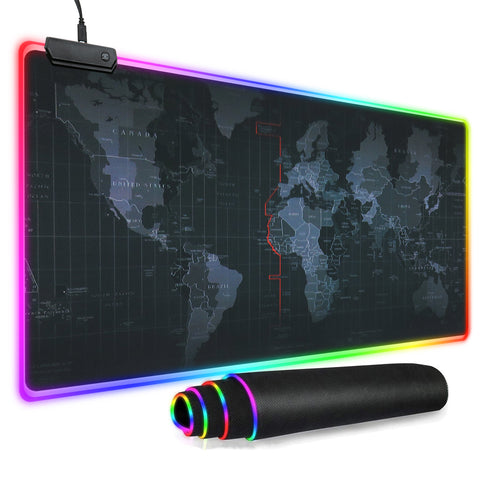 Large LED RGB Gaming Mouse Pad - 900x400x4mm