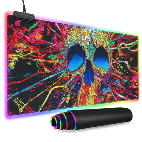 Large LED RGB Gaming Mouse Pad - 900x400x4mm