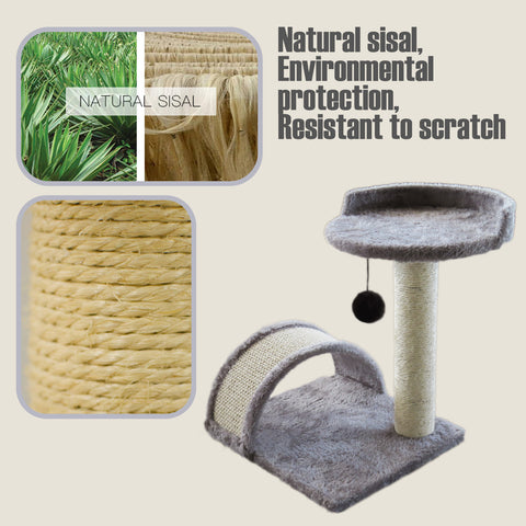 Cat Scratching Posts with Toy Ball & Perch on Top