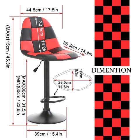 Hydraulic Bar Stool YB-1012 (Set of 2)