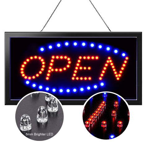 LED Neon Open Sign (Square)