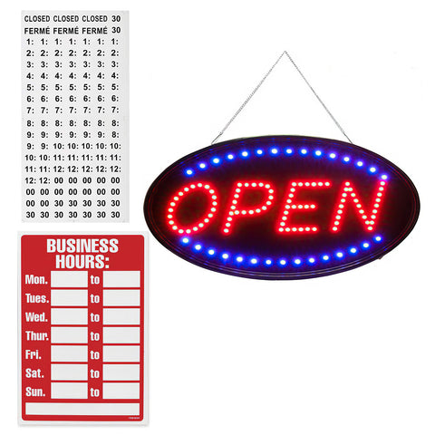 Large LED Open Sign