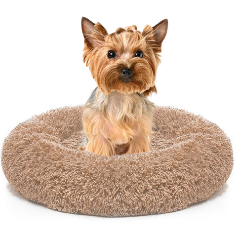 Dog Long Plush Puppy Cushion Portable Mat