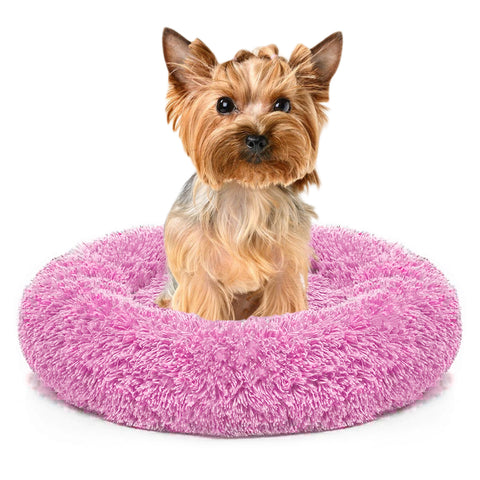 Dog Long Plush Puppy Cushion Portable Mat