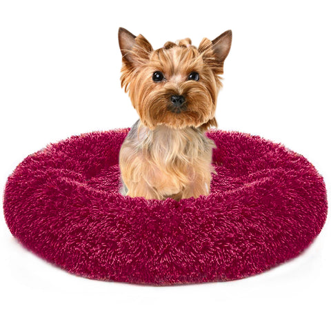 Dog Long Plush Puppy Cushion Portable Mat