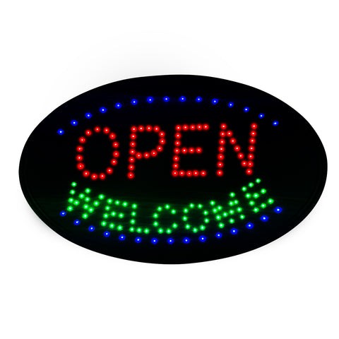 Large LED Open Sign