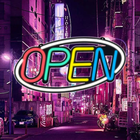 LED Neon Open Sign