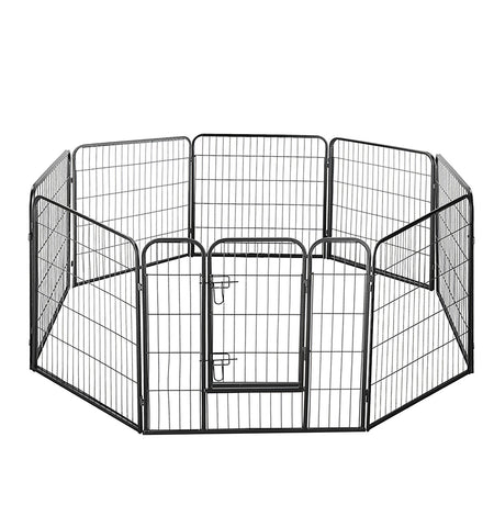 Foldable Metal Dog Pen with Gate