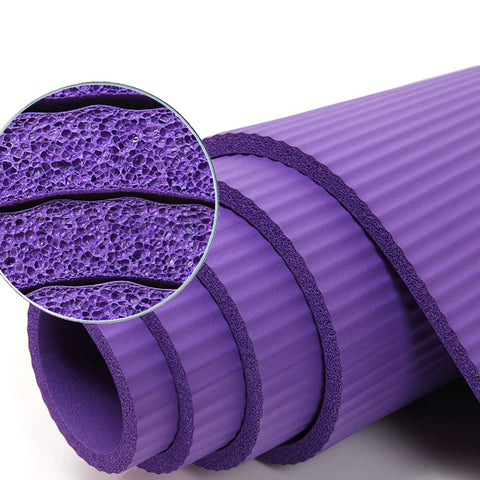 10Pieces NBR Yoga Fitness Mat [random color]