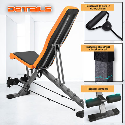 Multifunctional Exercise Training Foldable Dumbbell Bench