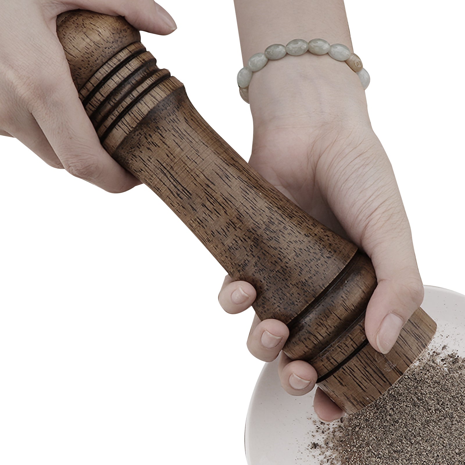 Manual Wood Pepper and Salt Grinder