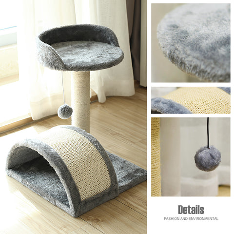 Cat Scratching Posts with Toy Ball & Perch on Top