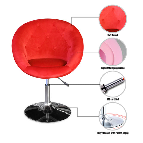 Hydraulic Makeup Swivel Round Chair