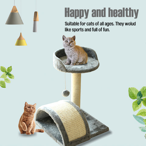 Cat Scratching Posts with Toy Ball & Perch on Top