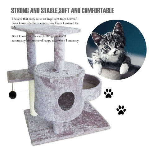 Cat Tree Multi-Level with Round Cave