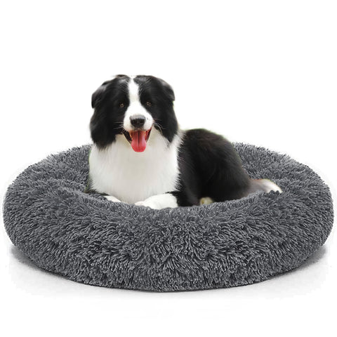 Dog Long Plush Puppy Cushion Portable Mat