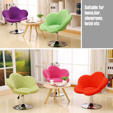 Hydraulic Makeup Swivel Flower Chair (Set of 2)