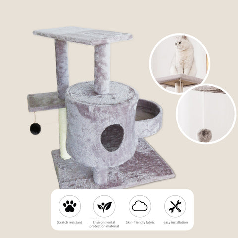 Cat Tree Multi-Level with Round Cave