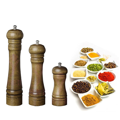 Manual Wood Pepper and Salt Grinder