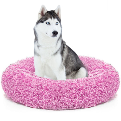 Dog Long Plush Puppy Cushion Portable Mat