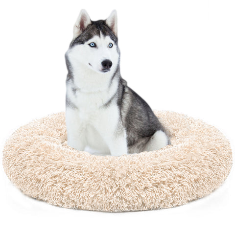 Dog Long Plush Puppy Cushion Portable Mat