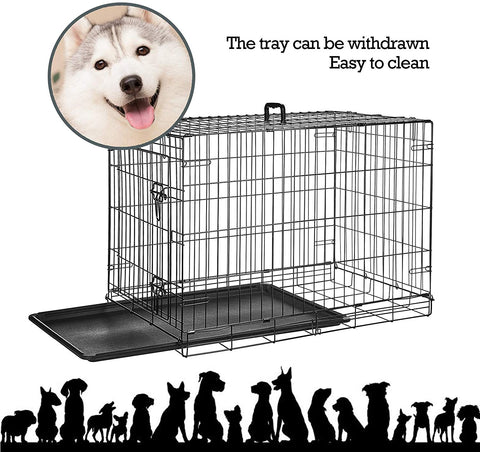 Double Door Dog Crate