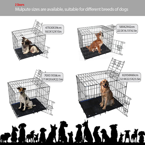 Double Door Dog Crate