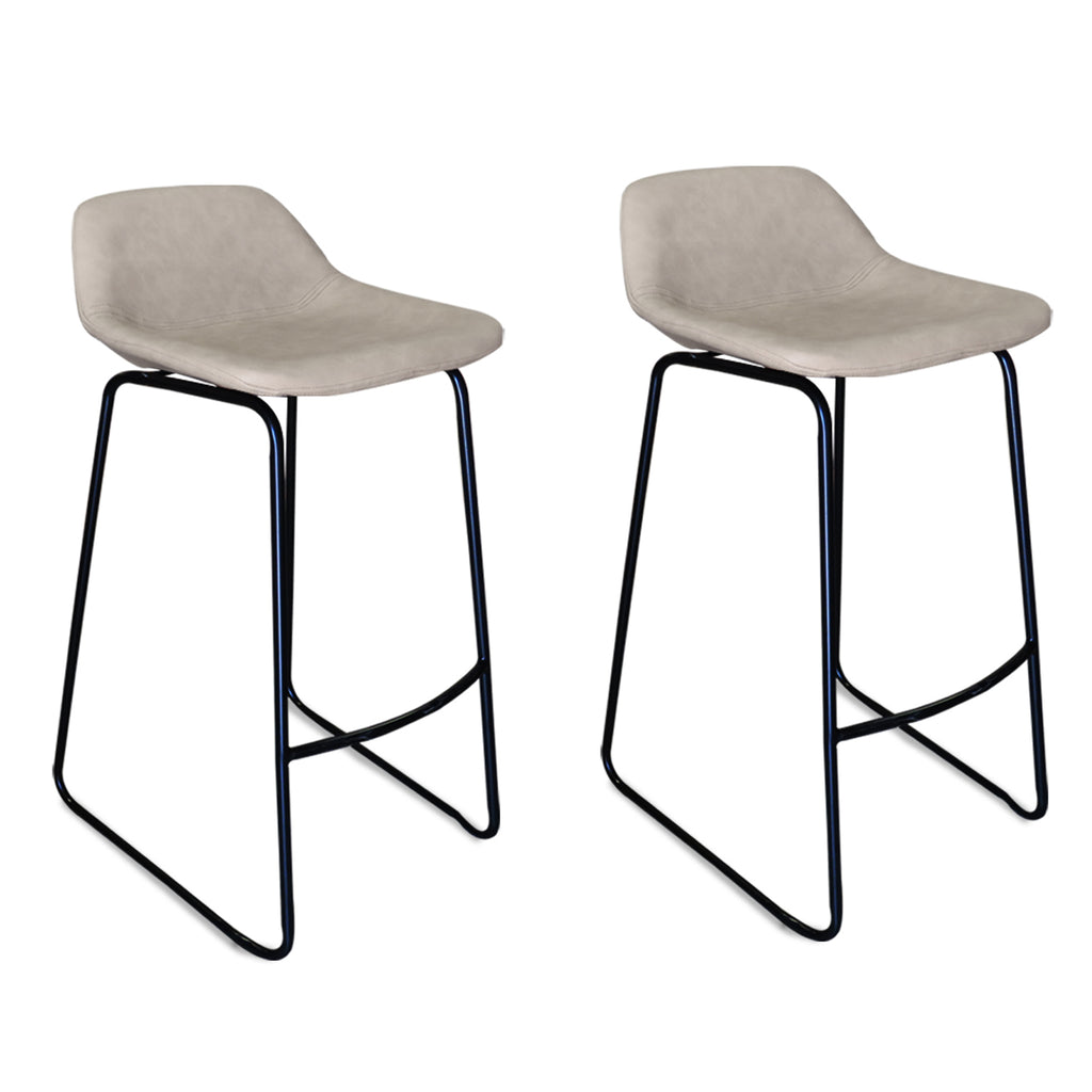 Luxury Quality Faux Leather Counter Height Stool (set of 2)