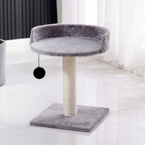 Cat Sisal Scratch Post with Toy Ball & Perch on Top