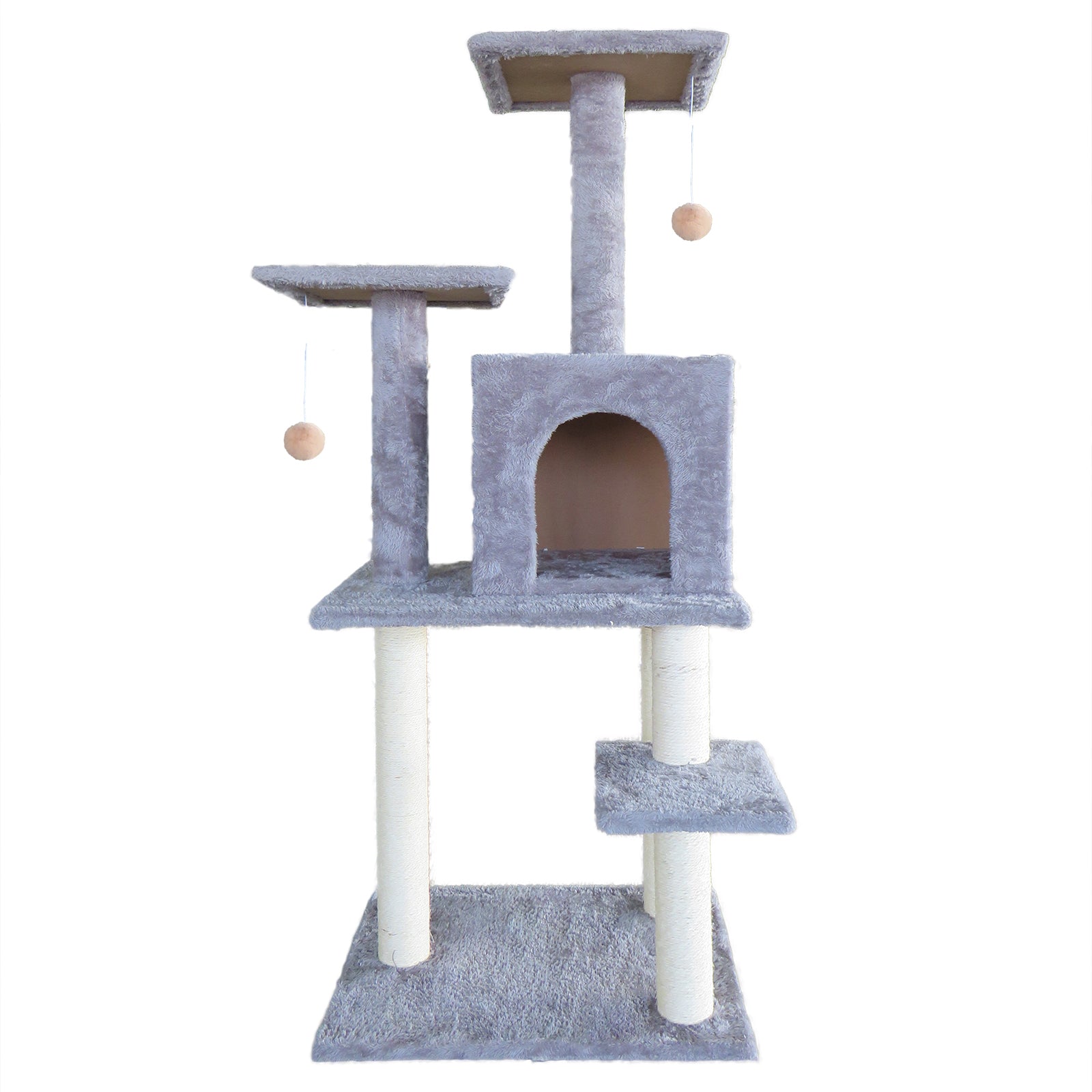 Cat Tree Multi-Level with Square Cave