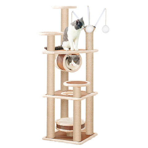 Cat Tree 5-Level Jumping Platform with Bed