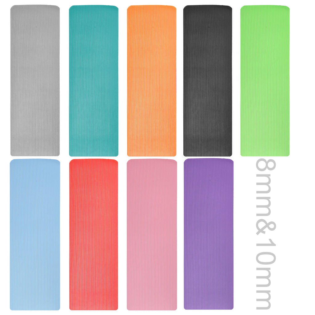 10Pieces NBR Yoga Fitness Mat [random color]