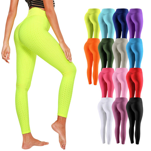 10 Pieces Women's Hight Waist Legging Yoga Pants [random color]